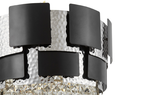 Подвесная люстра Kruvia LDP 7045-400 BK+CHR