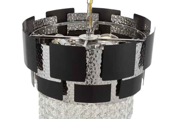 Подвесная люстра Kruvia LDP 7045-400 BK+CHR