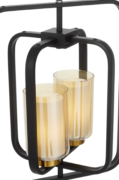 Подвесная люстра Indivia LDP 1238-2 BK+MD