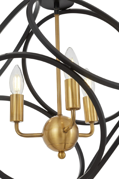 Подвесная люстра Casai LDP 1243-3 BK+MD