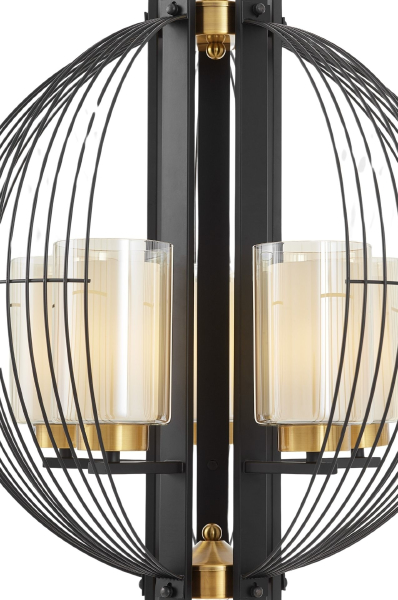 Подвесная люстра Ponti LDP 1245-5 BK+MD