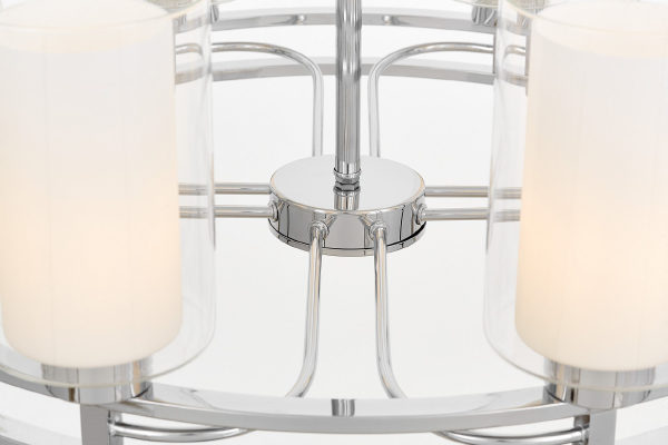 Подвесная люстра Marietta LDP 8025-8 CHR+WT