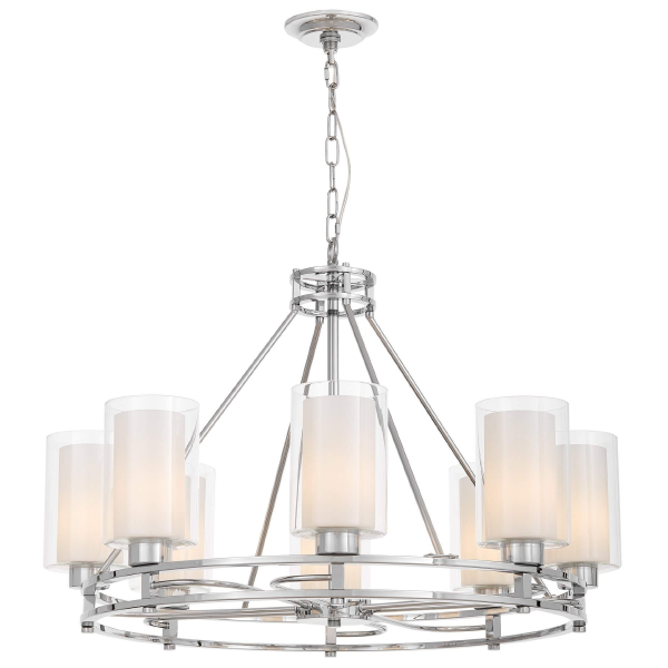 Подвесная люстра Marietta LDP 8025-8 CHR+WT