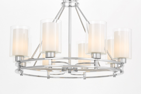 Подвесная люстра Marietta LDP 8025-8 CHR+WT