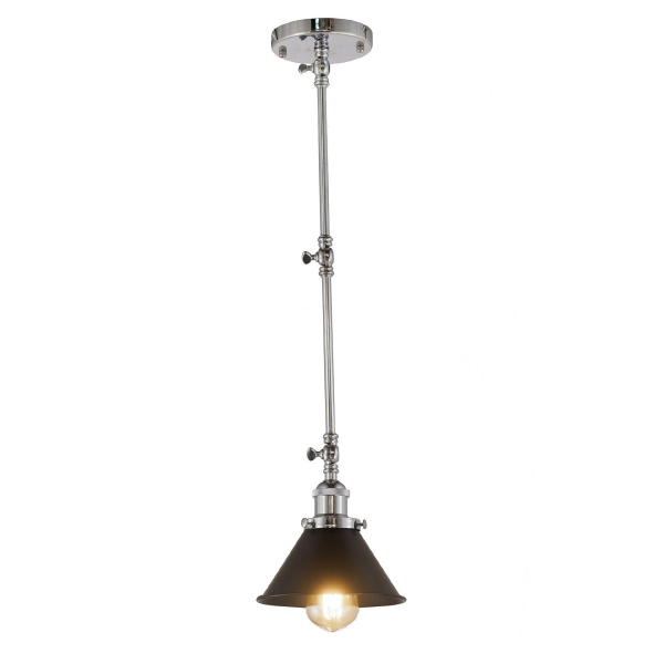 Светильник потолочный Gubi LDP B005 CHR+BK