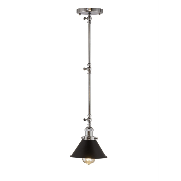 Светильник потолочный Gubi LDP B005 CHR+BK