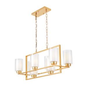 Подвесная люстра Lino LDP 1239-8 F.GD