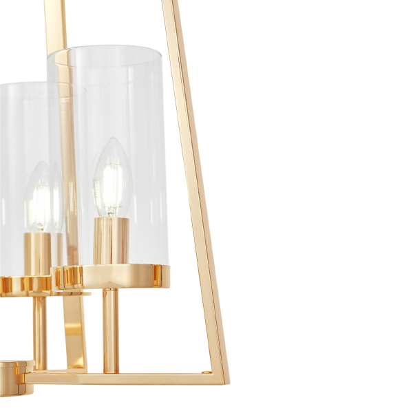 Подвесная люстра Lumina Deco LDP 1247-4 F.GD