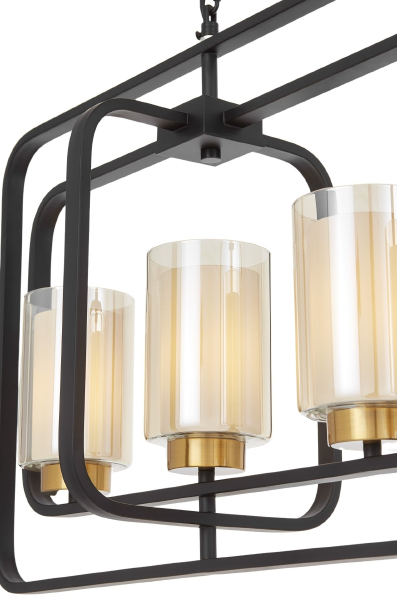 Подвесная люстра Indivia LDP 1238-5 BK+MD