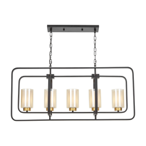 Подвесная люстра Indivia LDP 1238-5 BK+MD