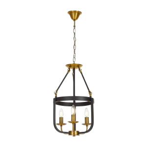 Подвесная люстра Berling LDP 8024-3 BK+MD