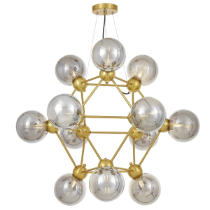 Подвесная люстра Zodiak LDP 160N-12 MD+GY