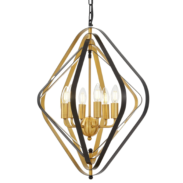 Подвесная люстра Crulia LDP 8005-6 BK+MD