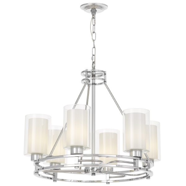 Подвесная люстра Marietta LDP 8025-6 CHR+WT