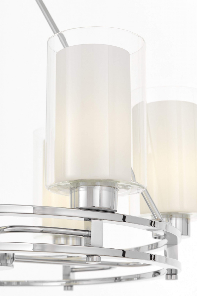 Подвесная люстра Marietta LDP 8025-6 CHR+WT