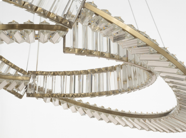 Подвесная люстра Lumina Deco LDP 6026-800-600 GD