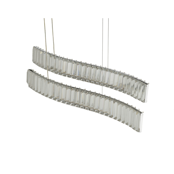 Светильник подвесной Lumina Deco LDP 6039-2-PR CHR