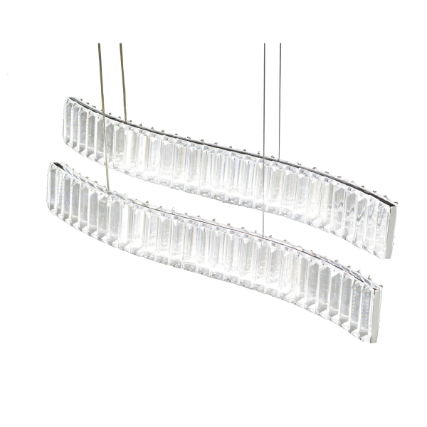 Светильник подвесной Lumina Deco LDP 6039-2-PR CHR