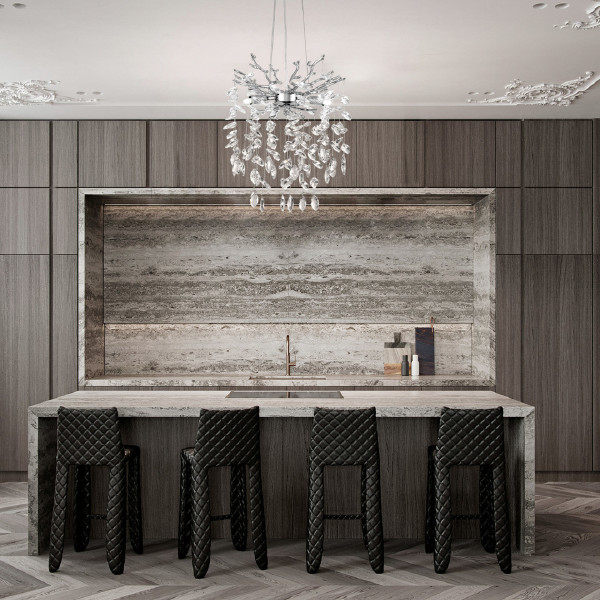 Подвесная люстра Milano-1 23110.320.3.E14.B CR