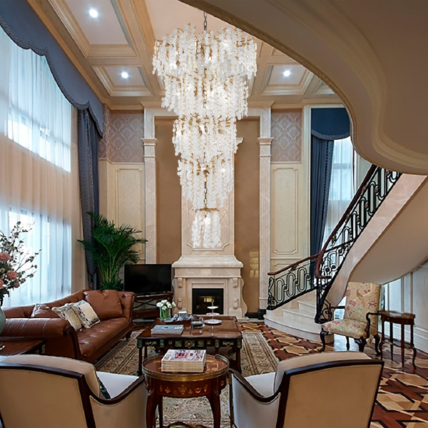 Люстра каскадная Milano-4 23416.800-1600.28.E14.C.5D IB