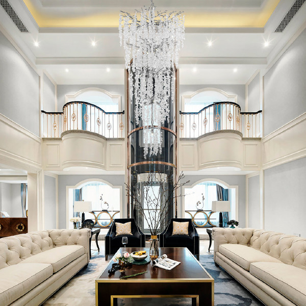 Люстра каскадная Milano-4 23416.800-1600.28.E14.D.5D CR