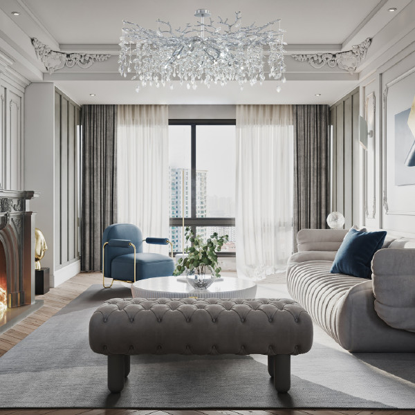 Потолочная люстра Milano-1 23111.1200.18.E14.B CR