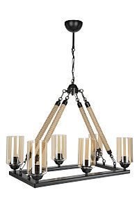 Подвесная люстра Ada TL1634S-06BK