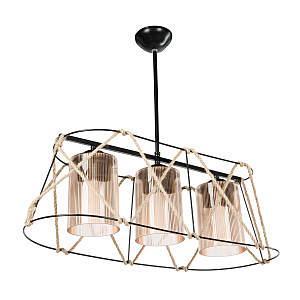 Люстра на штанге Charity TL1636H-03BK