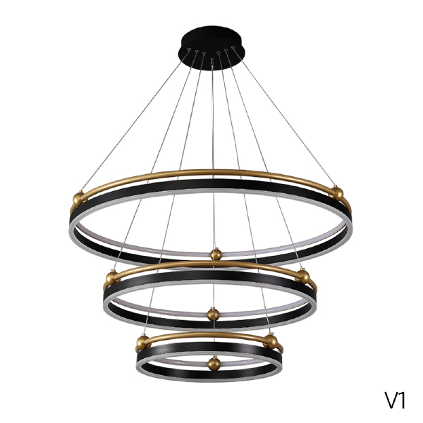 Подвесная люстра Fernando FERNANDO SP158W LED BLACK/GOLD