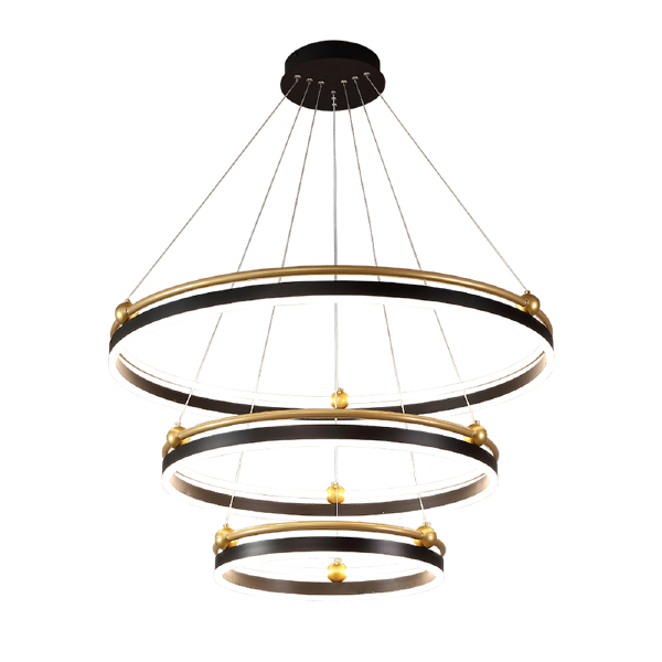 Подвесная люстра Fernando FERNANDO SP158W LED BLACK/GOLD