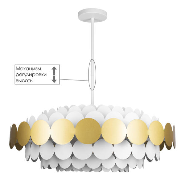Люстра на штанге Juicy 10310/M Gold