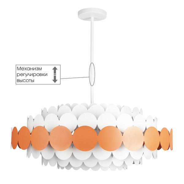 Люстра на штанге Juicy 10310/M Red