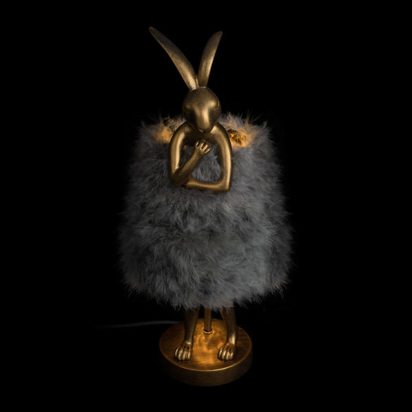 Настольная лампа Lapine 10315/A Grey fluff