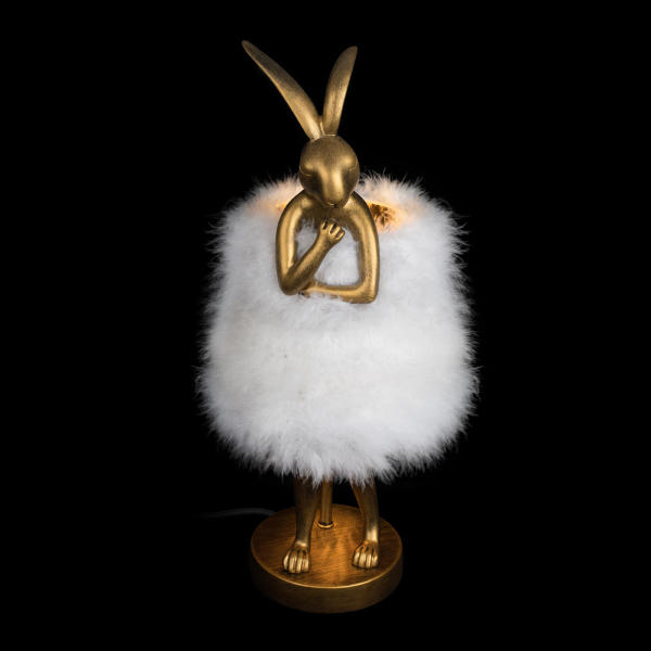 Настольная лампа Lapine 10315/A White fluff