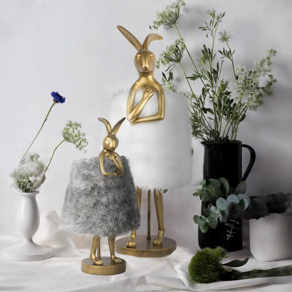 Настольная лампа Lapine 10315/A White fluff