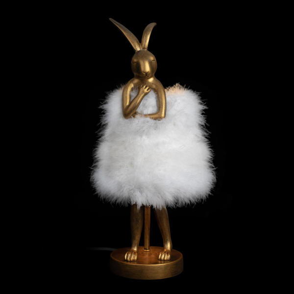 Настольная лампа Lapine 10315/A White fluff