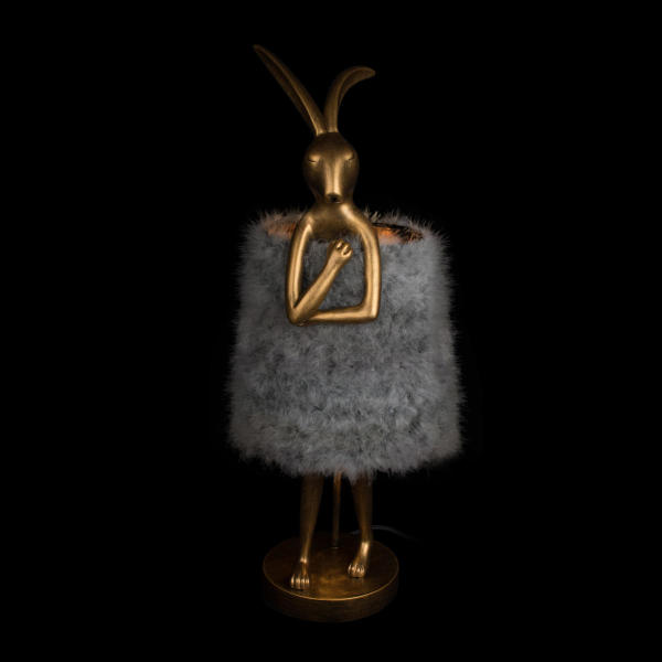 Настольная лампа Lapine 10315/B Grey fluff