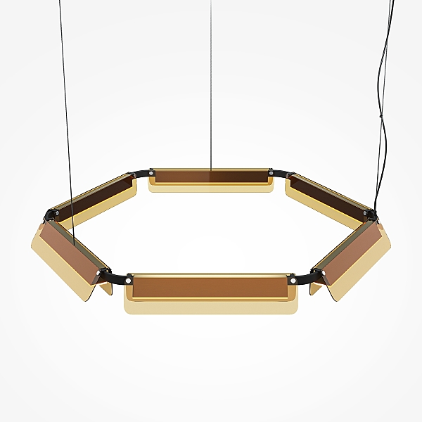 Подвесная люстра Flat MOD296PL-L60BC3K