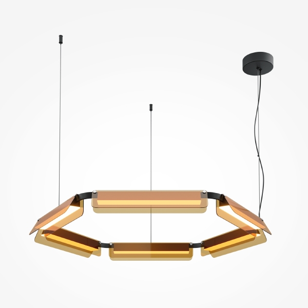 Подвесная люстра Flat MOD296PL-L60BC3K