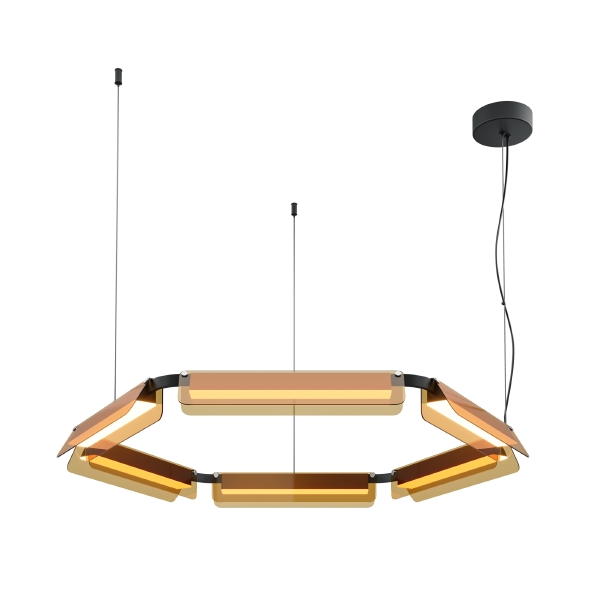 Подвесная люстра Flat MOD296PL-L60BC3K