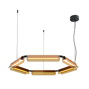 Подвесная люстра Flat MOD296PL-L60BC3K