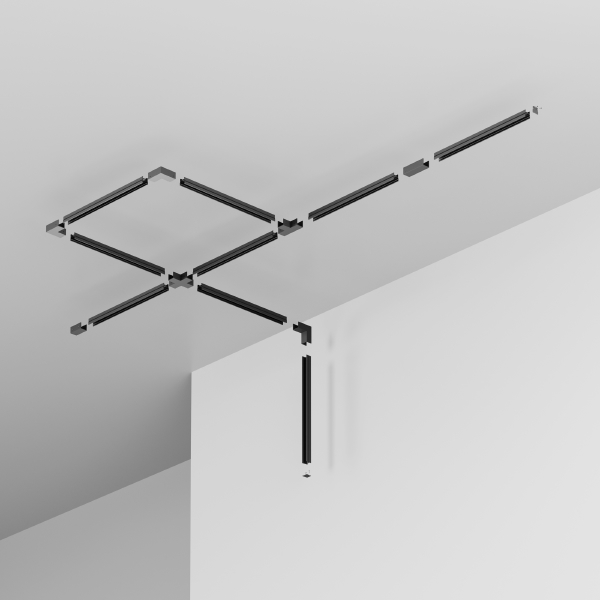 Профиль для шинопровода Профиль для уличной трековой системы Elasity IP O-TR001-P-B3M