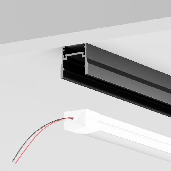Профиль для шинопровода Профиль для уличной трековой системы Elasity IP O-TR001-P-B3M
