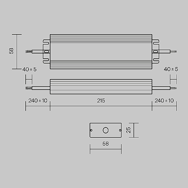 Блок питания Power Supply Magnetic PSL008-100W-48V-IP67