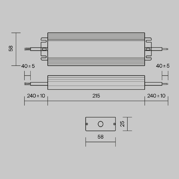 Блок питания Power Supply Magnetic PSL008-100W-48V-IP67