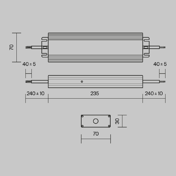 Блок питания Power Supply Magnetic PSL008-150W-48V-IP67