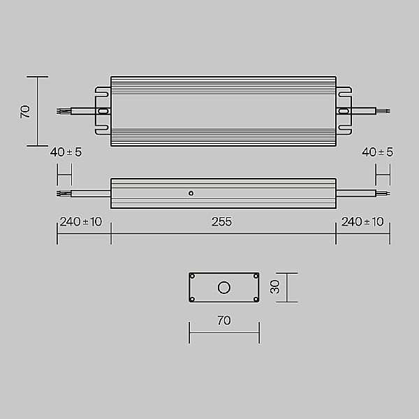 Блок питания Power Supply Magnetic PSL008-200W-48V-IP67