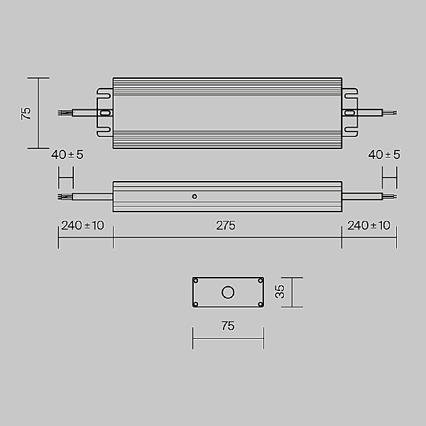 Блок питания Power Supply Magnetic PSL008-250W-48V-IP67