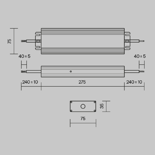 Блок питания Power Supply Magnetic PSL008-250W-48V-IP67