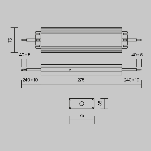 Блок питания Power Supply Magnetic PSL008-300W-48V-IP67